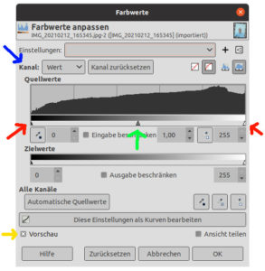 Farboptimierung